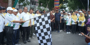 Dies Natalis Ke-40 UNA Meriah! Ribuan Peserta Padati Kegiatan Jalan Santai