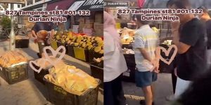Viral! Kios Durian Ini Bagikan 1 Ton Durian Gratis Setiap Hari