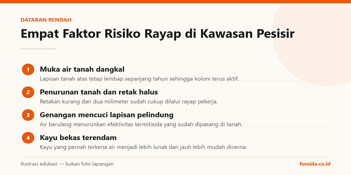 Risiko Rayap Tanah